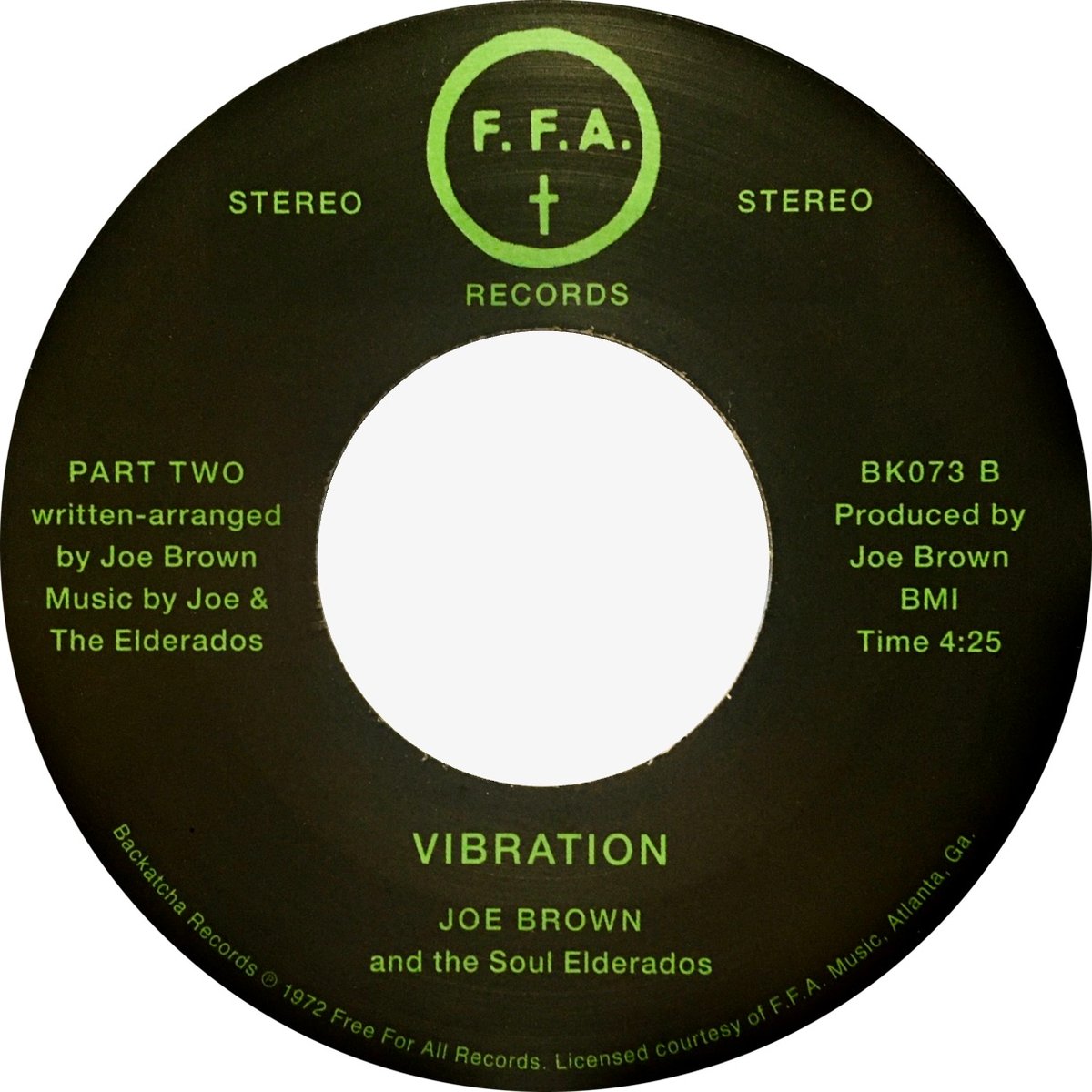 Joe Brown & The Soul Eldorados 45 | Backatcha Joe Brown & The Soul Eldorados 45 | Backatcha